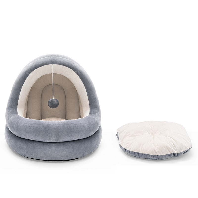 Soft Plush Kitty House