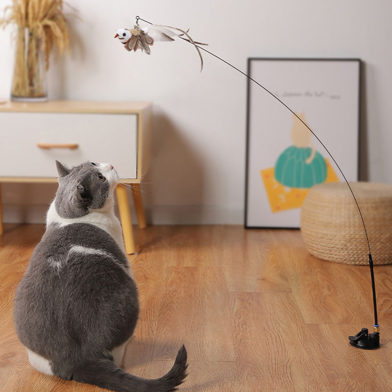 Kitty Feather Toy