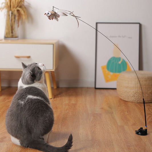 Kitty Feather Toy