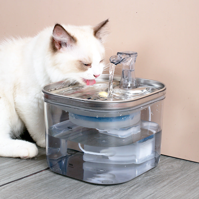 KittyKollects™ Crystal Clear Cat Water Fountain
